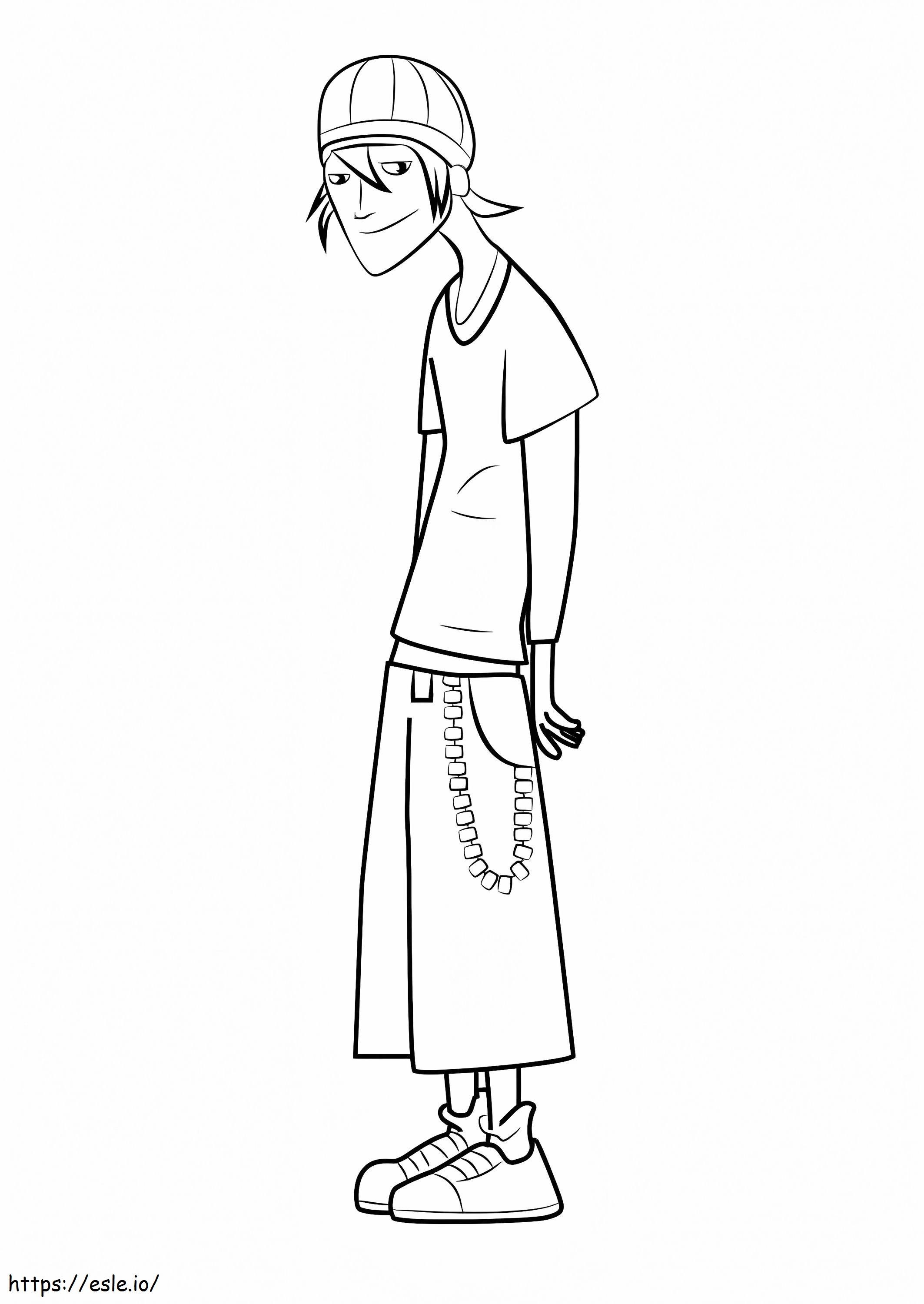 Jude Lizowski From 6Teen coloring page