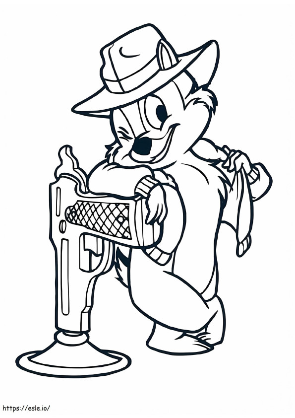 Dale coloring page