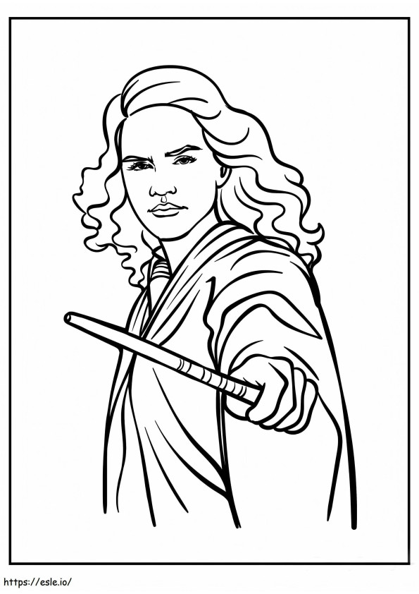 Cool Harry Potter Character coloring page