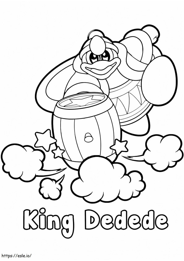 King Dedede coloring page