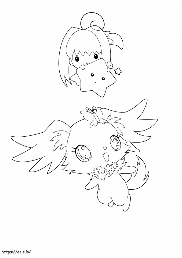 Cute Jewelpets coloring page