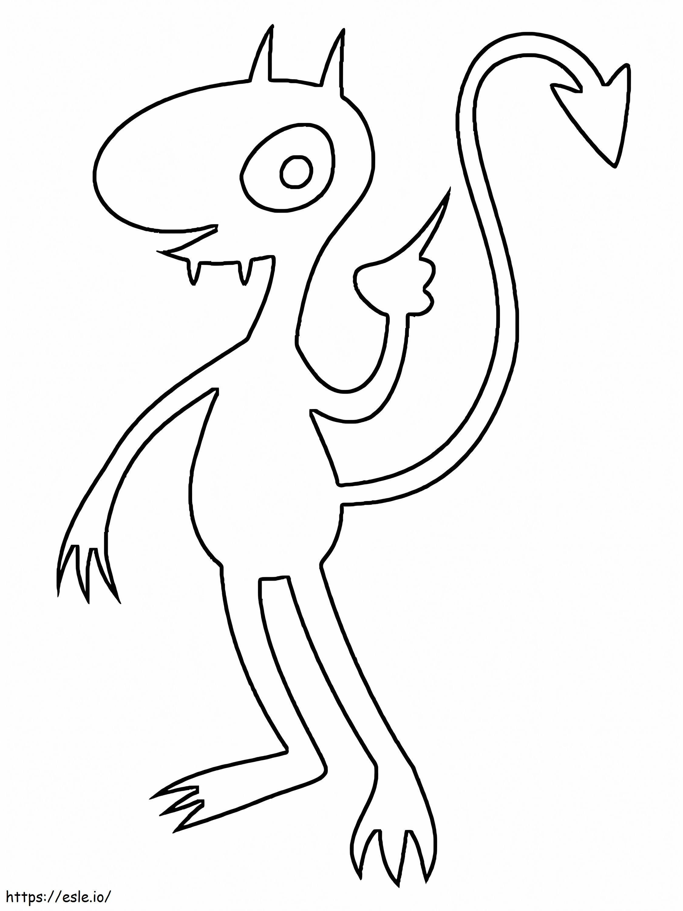 Luci Disenchantment coloring page