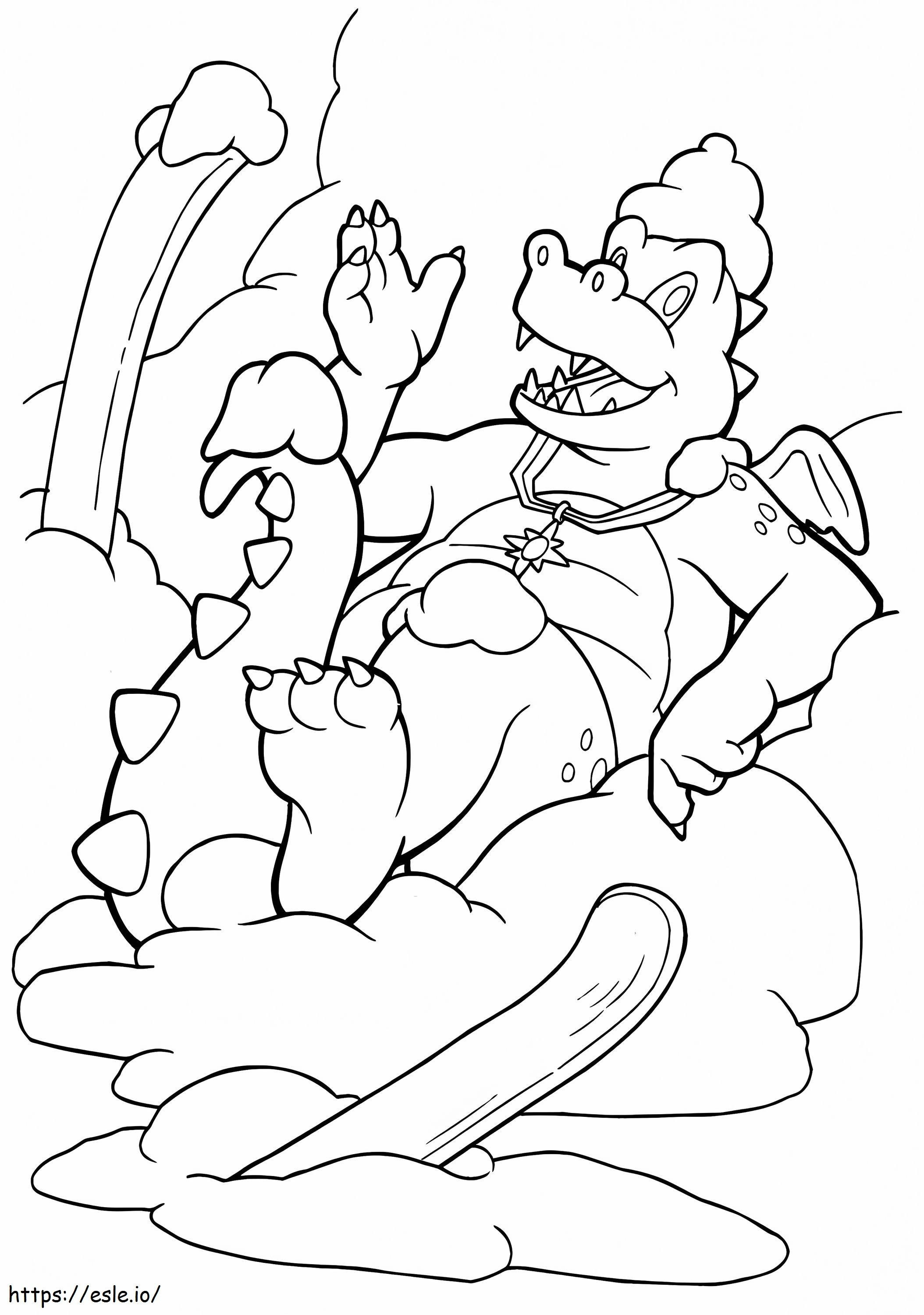 Word coloring page