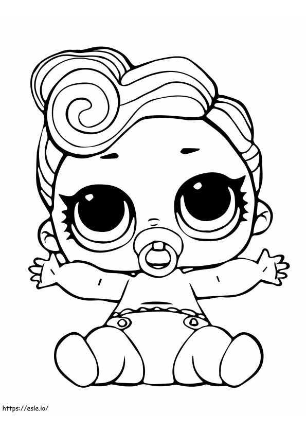 Lol Doll The Lil Queen coloring page