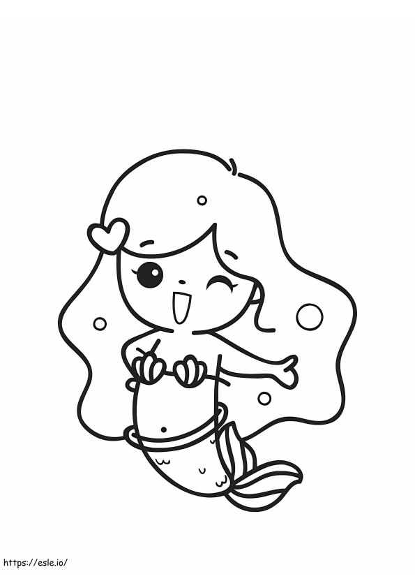 Druckbare Meerjungfrau ausmalbilder