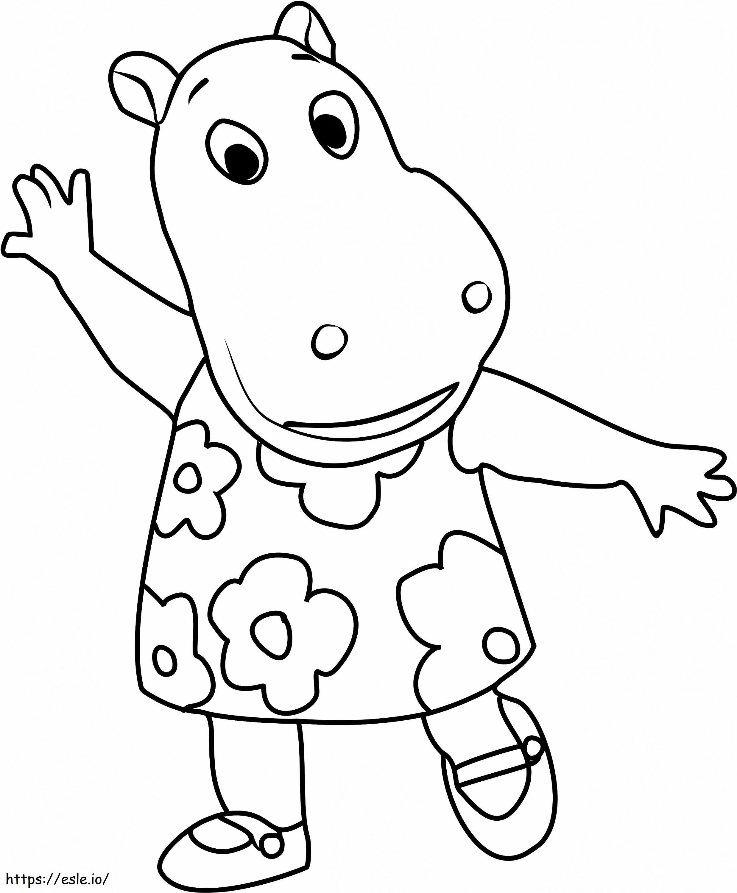 Stop Dancing A4 coloring page