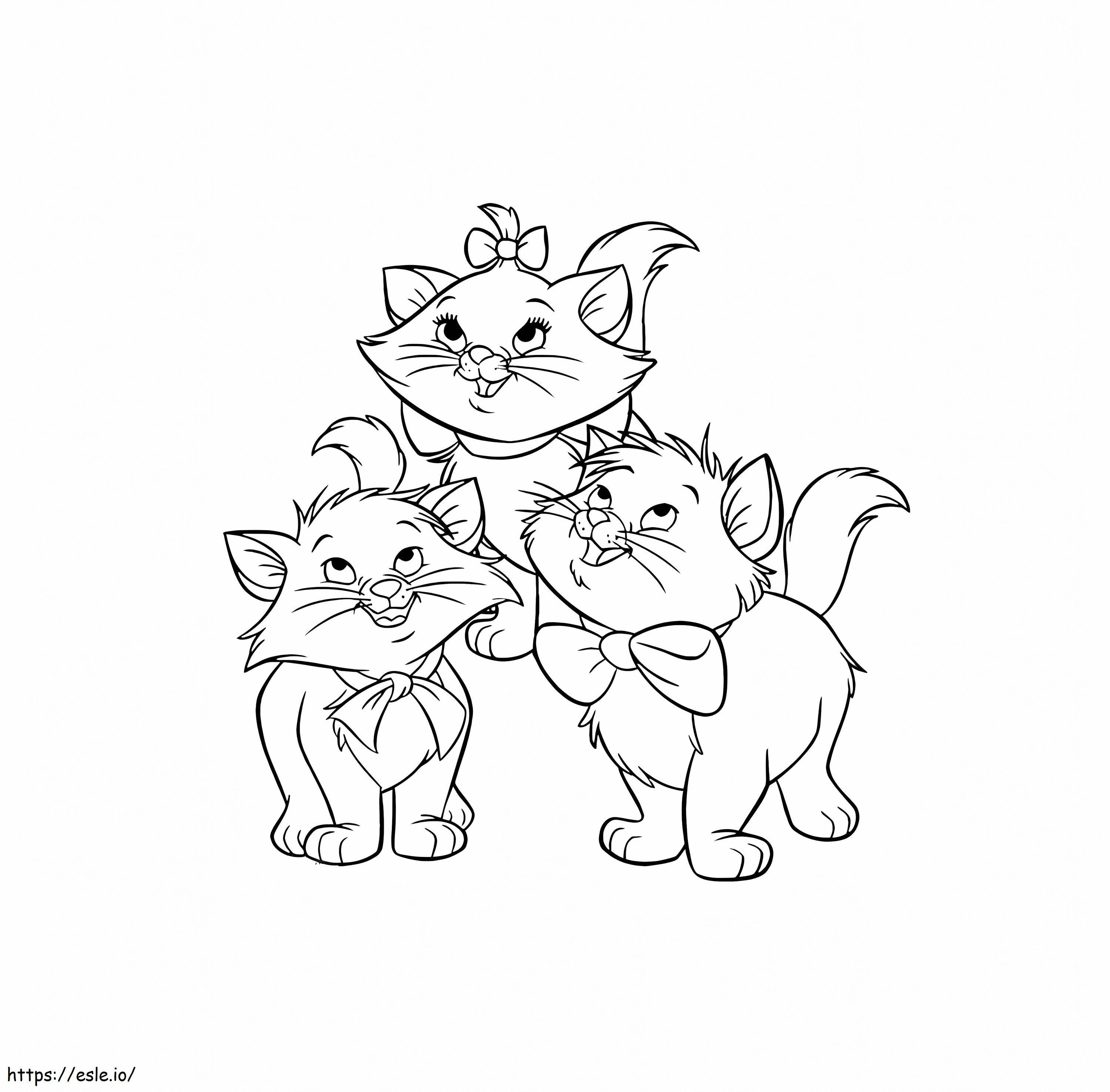 Disney Marie Cat Coloring Pages coloring page