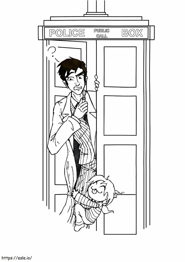 Doctor Who 15 coloring page