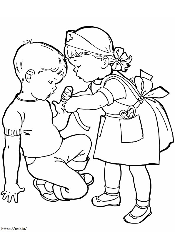 Kindness 2 coloring page