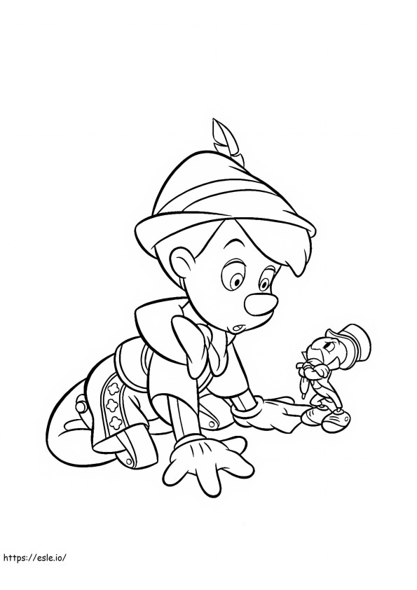 Coloriage Pinocchio 5 à imprimer dessin