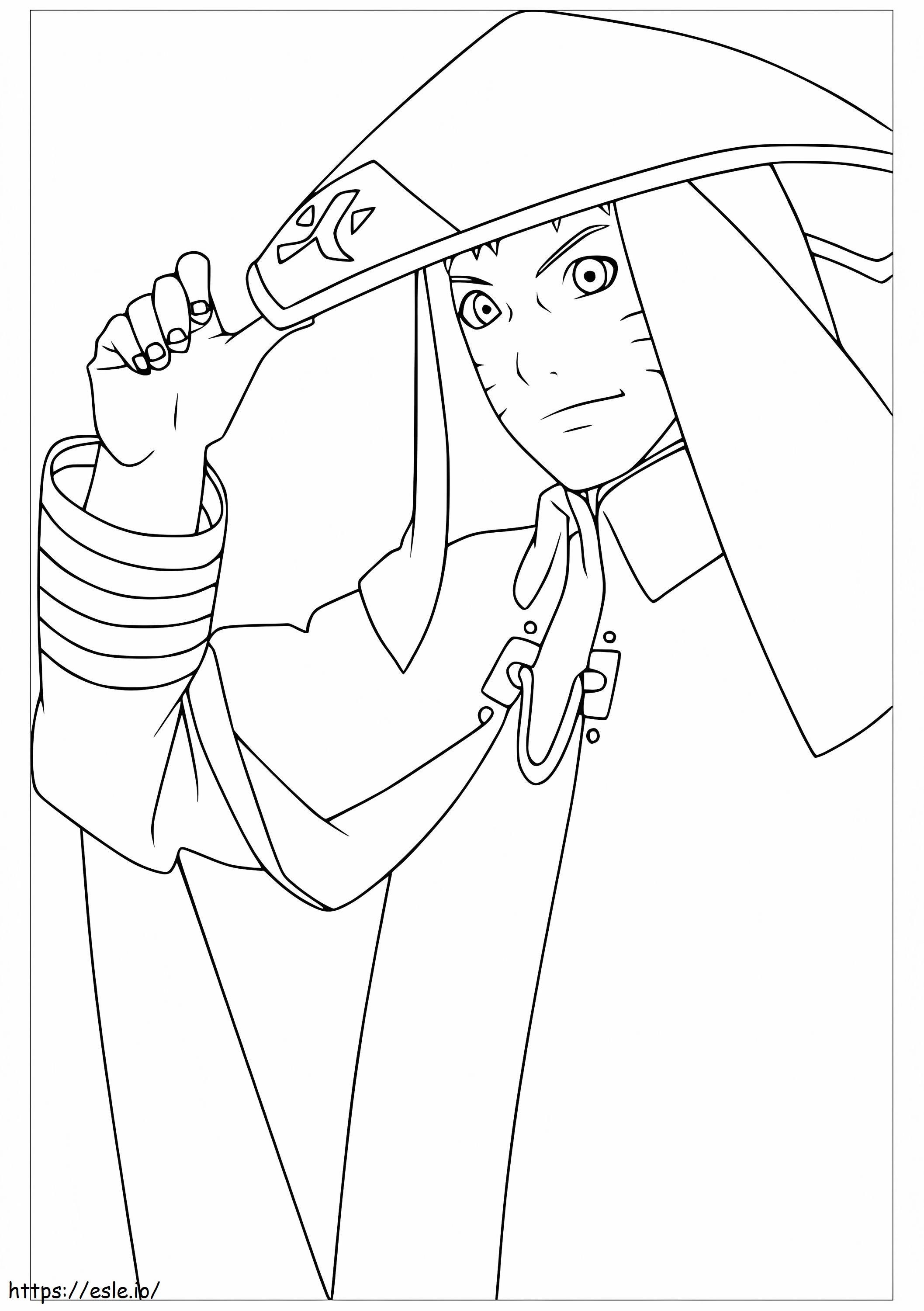 Naruto Hokage 722X1024 coloring page