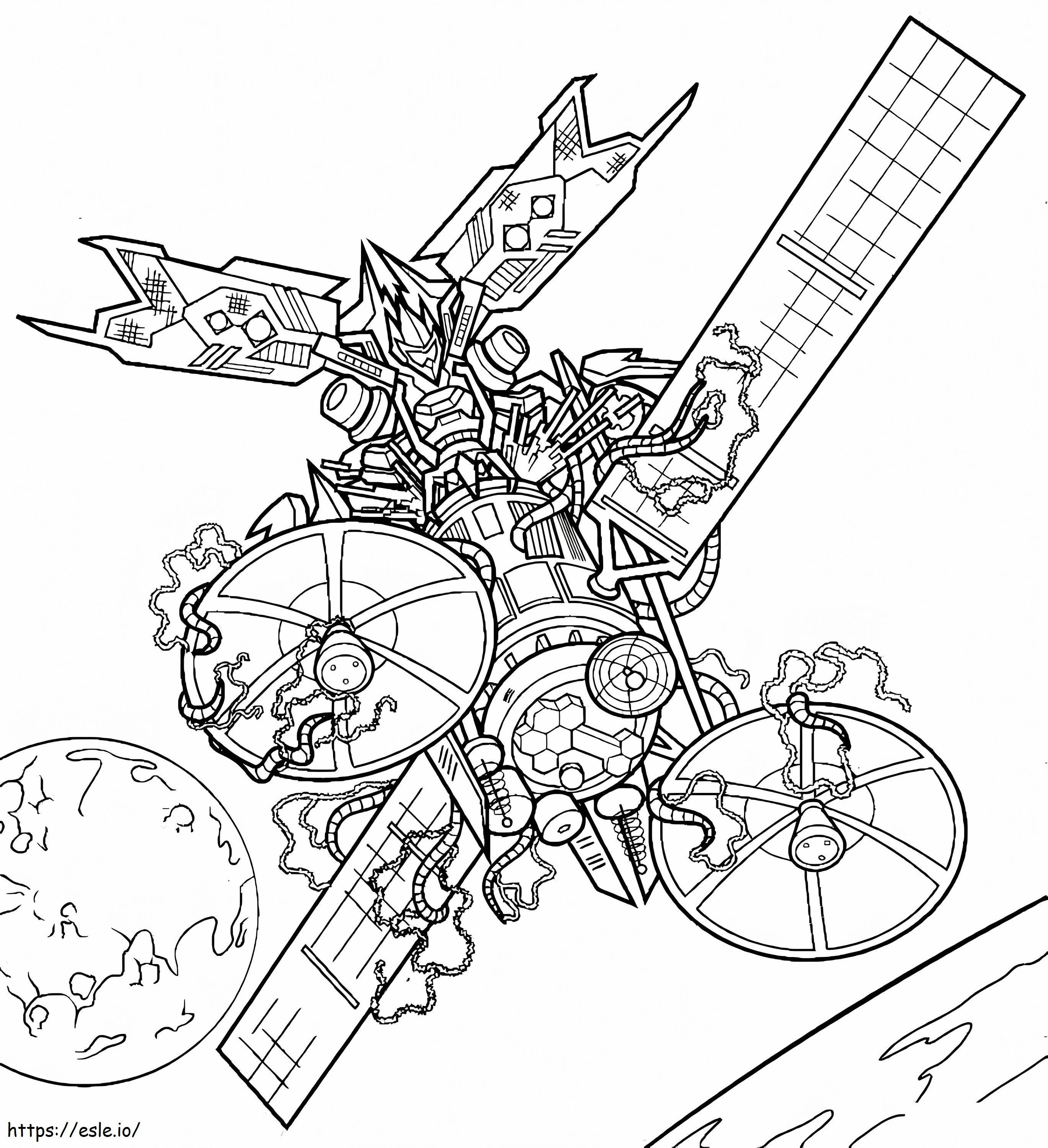 Megatron Coming To Earth coloring page