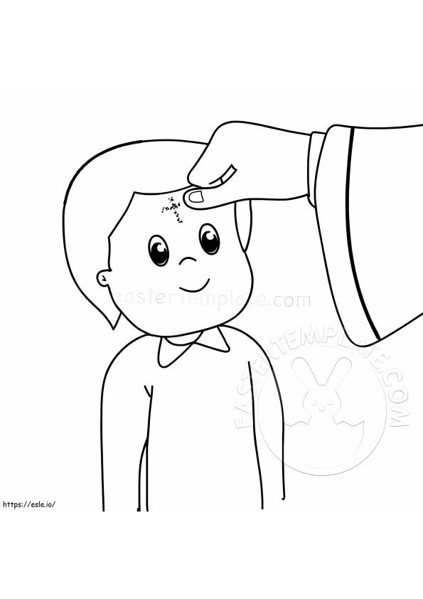 Ash Wednesday 17 coloring page