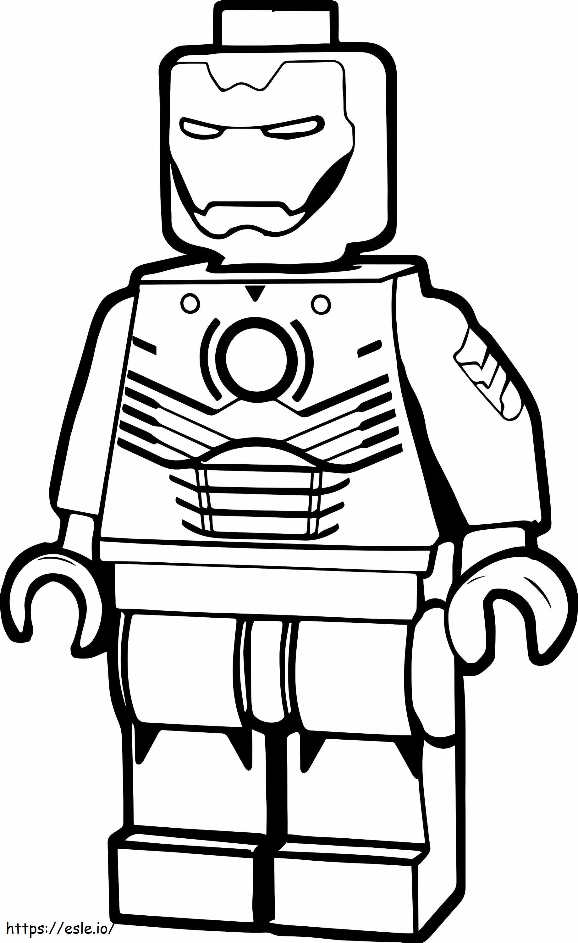 Lego Iron Man ausmalbilder