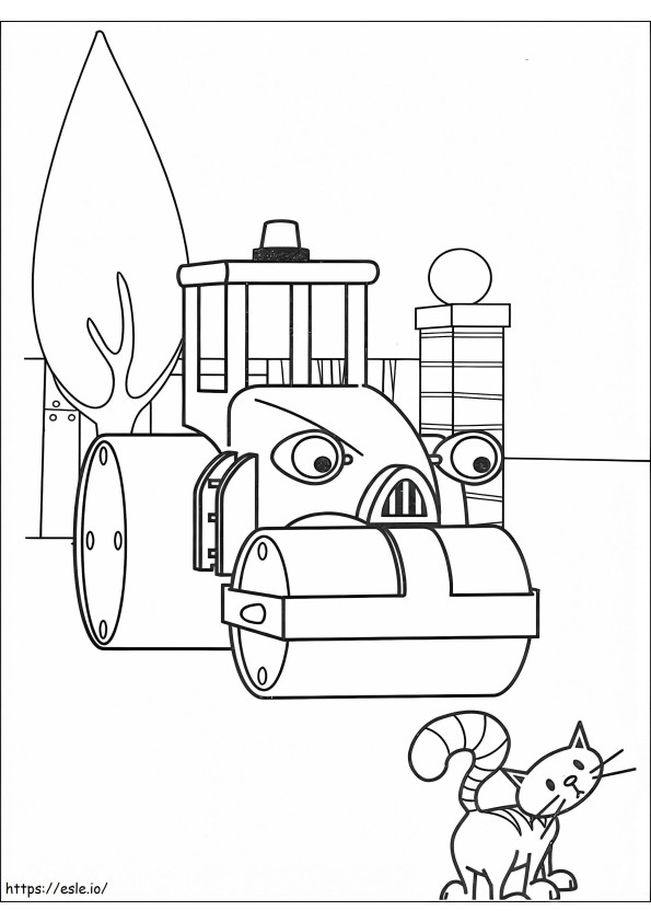 Roley And Pilchard A4 coloring page
