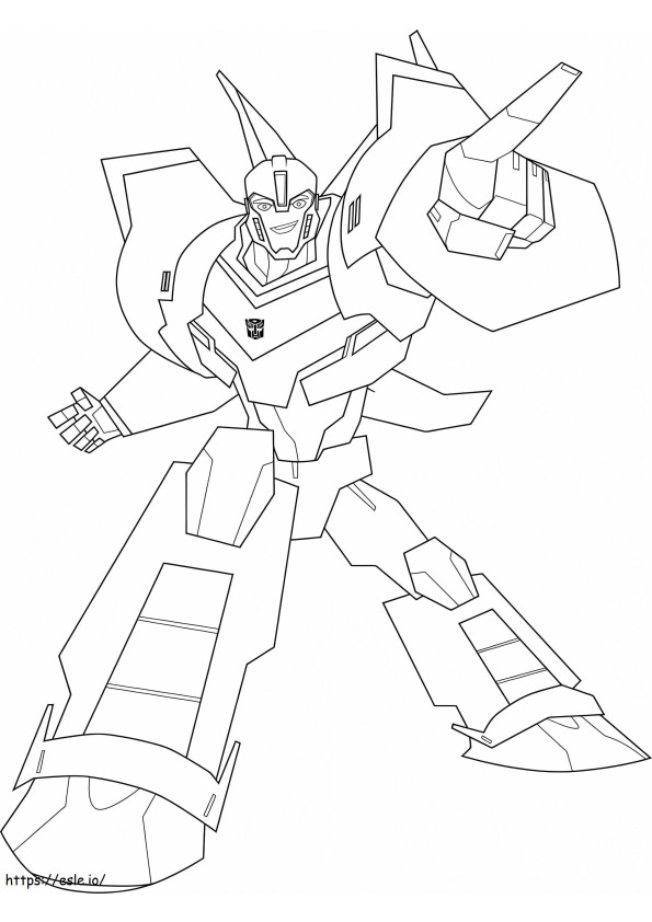 Bumblebee Is Smiling coloring page