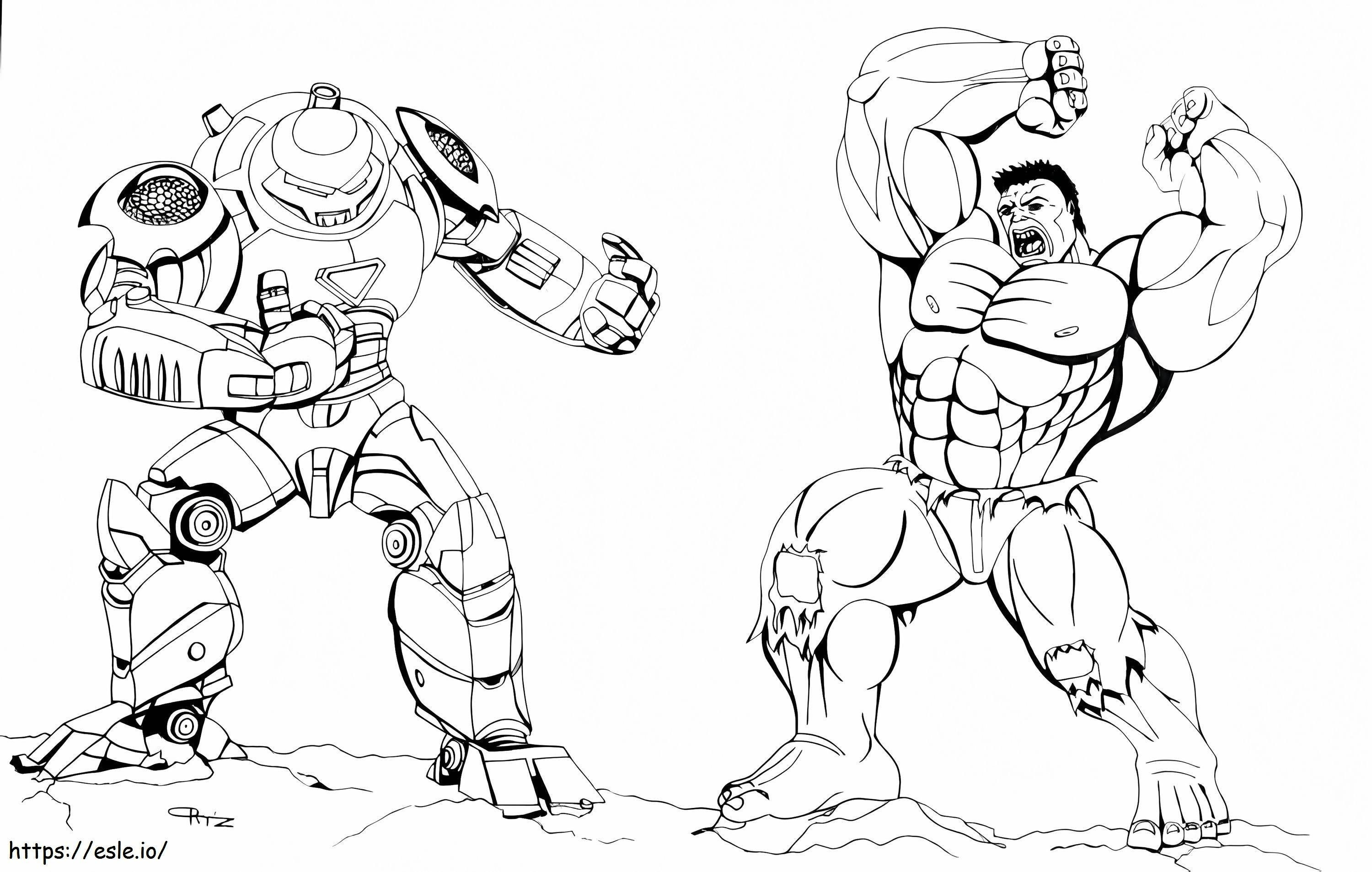 Hulkbuster vs Hulk 2 kifestő
