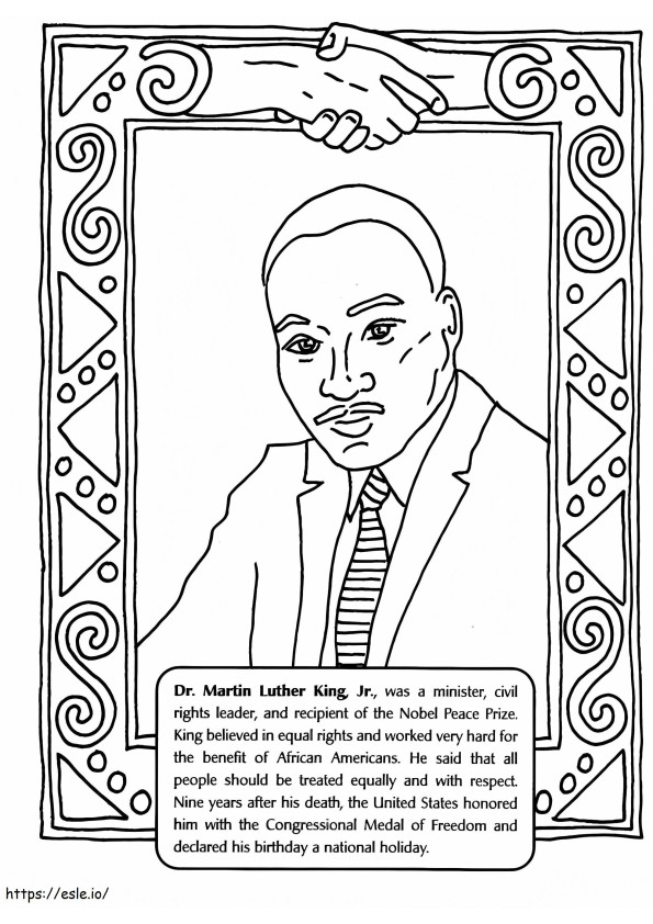 Black History Month 3 coloring page