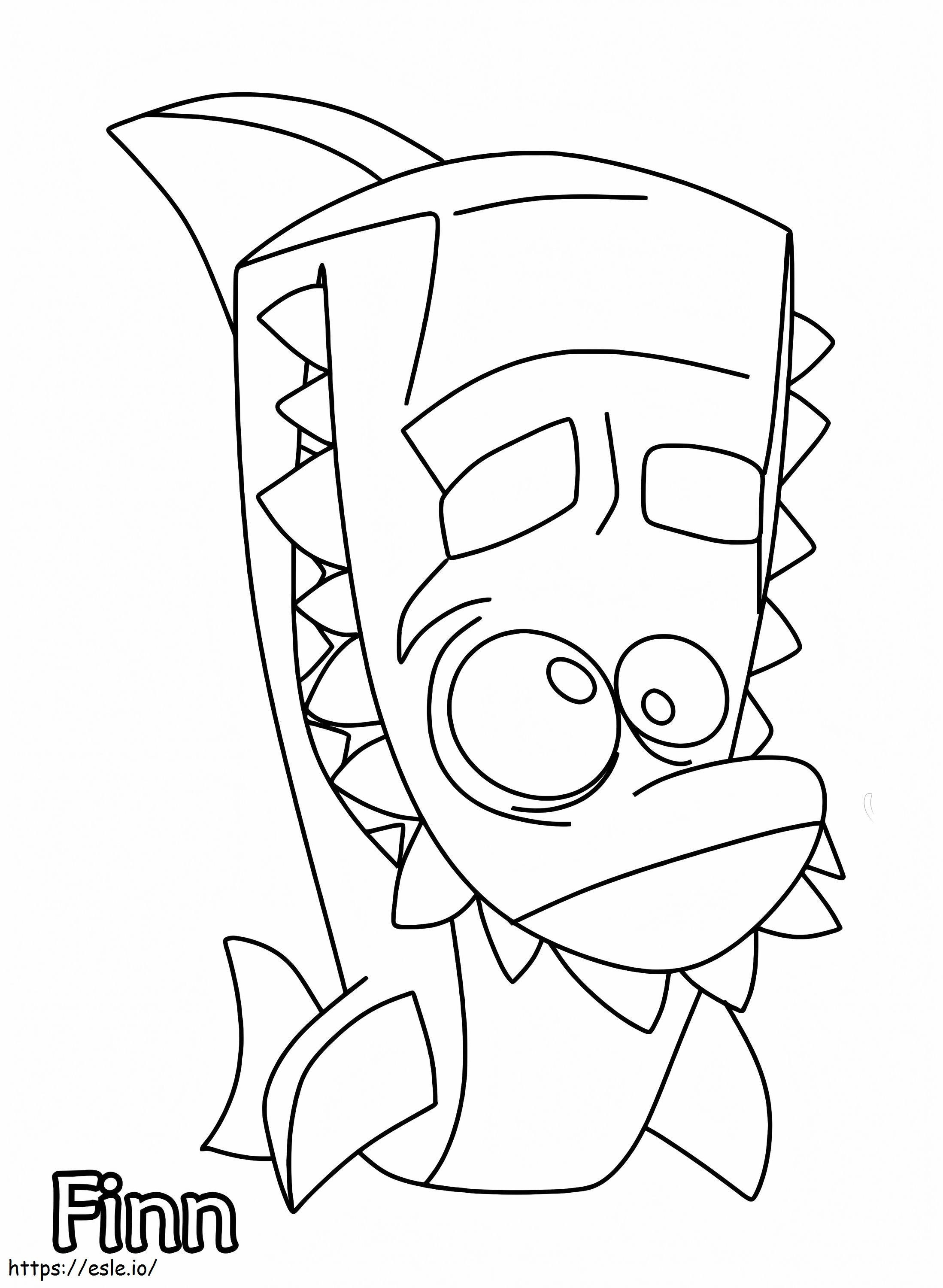 Finn Zooba coloring page