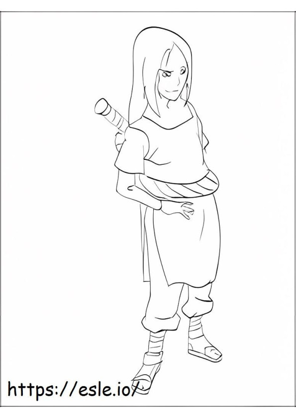 Little Orochimaru coloring page
