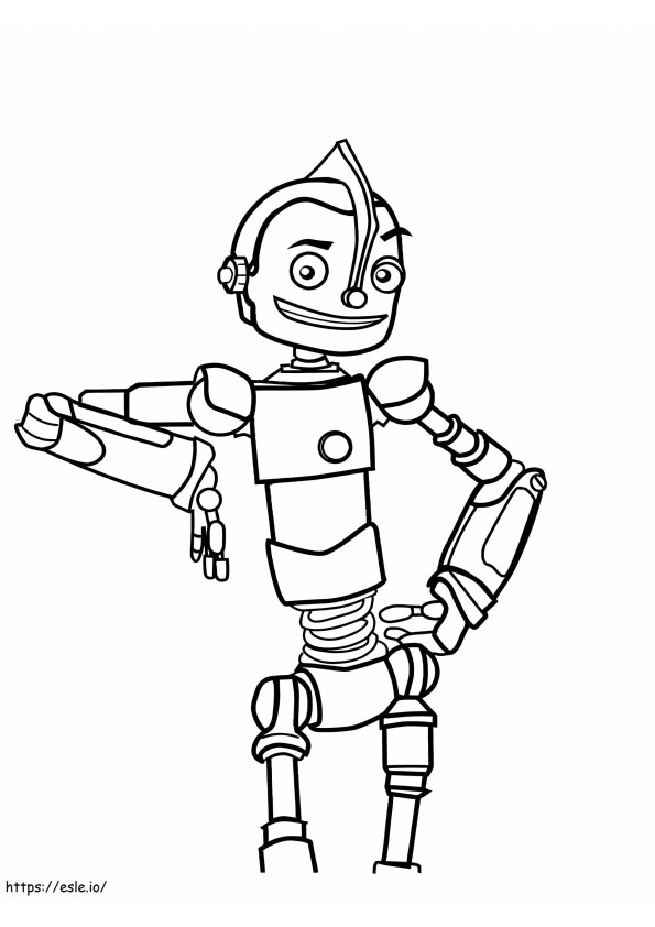 Diversão Do Robô PNG para colorir