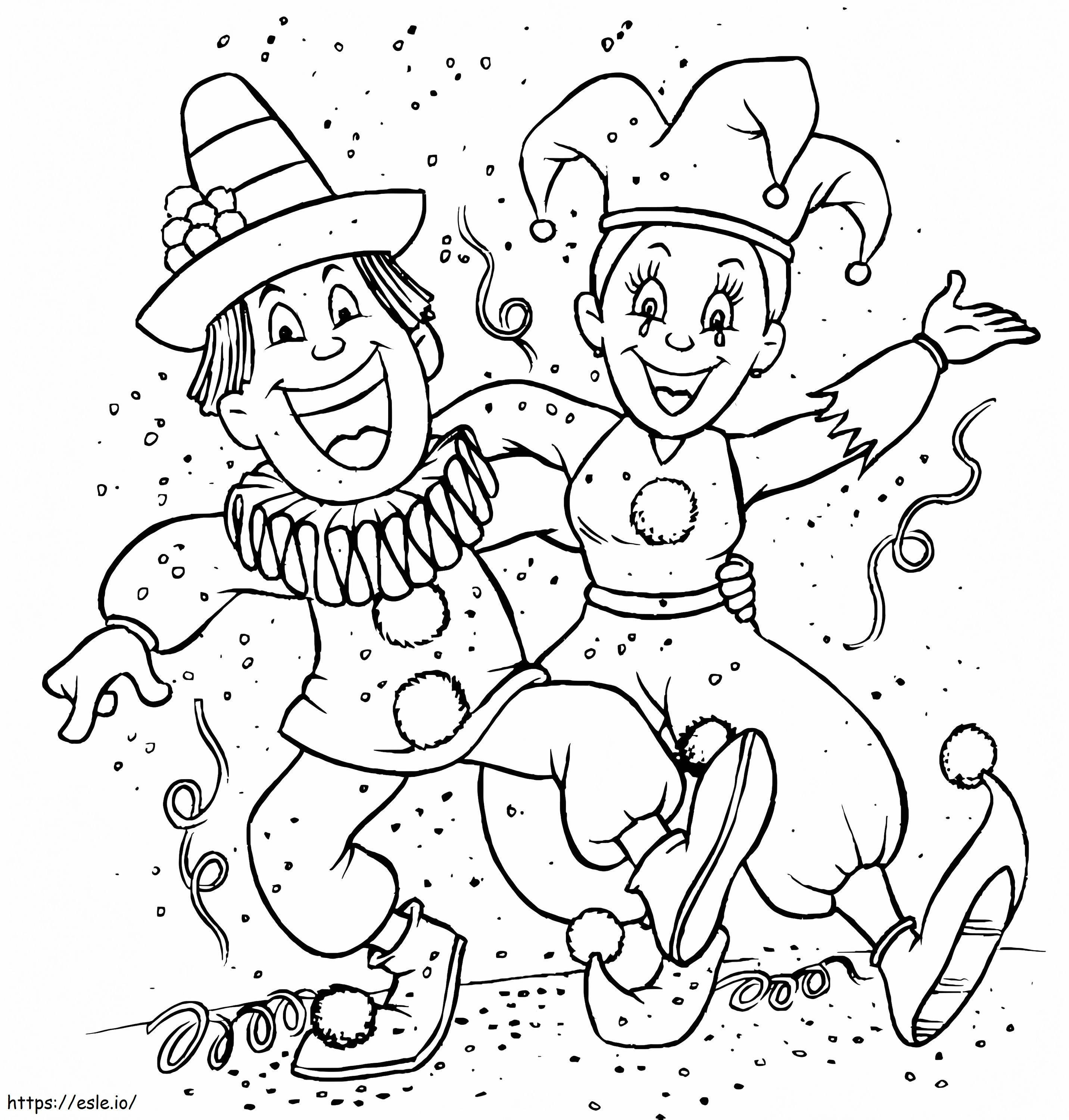 Carnival Joy coloring page