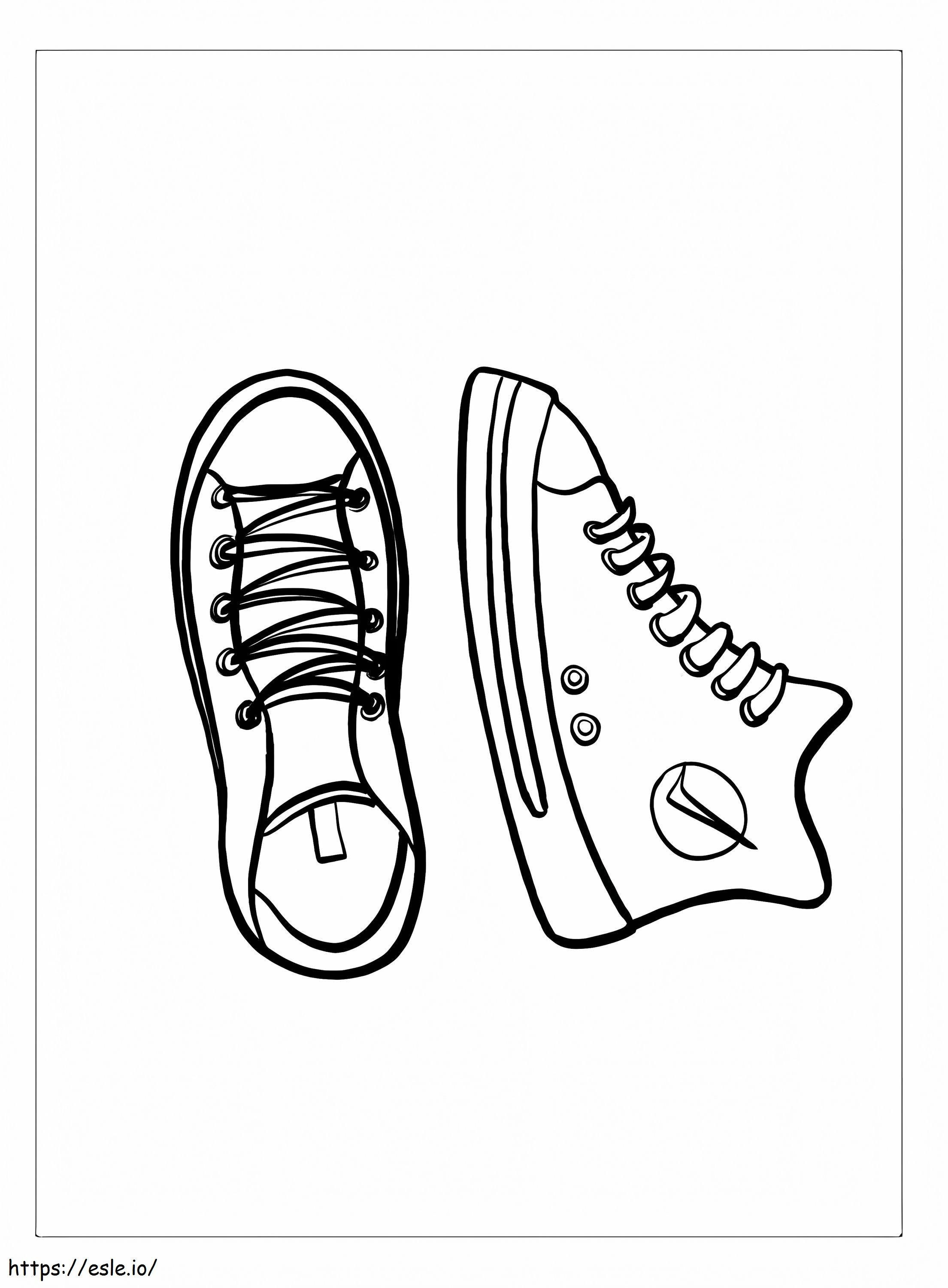 Perfect Shoes coloring page