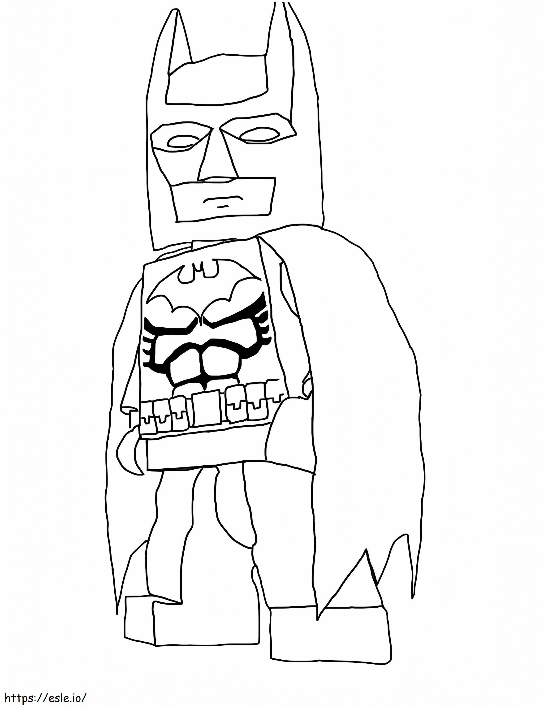Fresko Lego Batman värityskuva