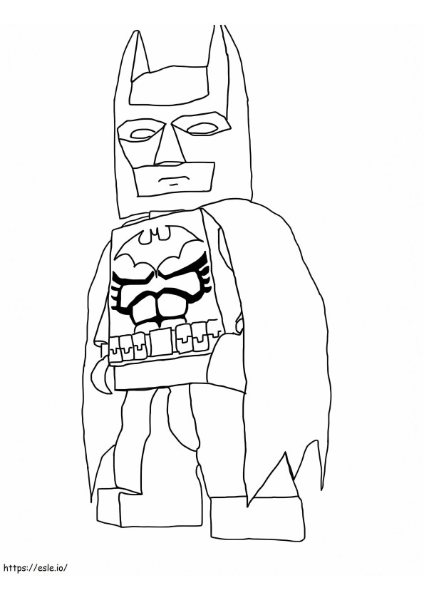 Fresco Lego Batman coloring page