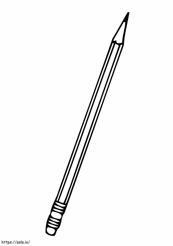 Długi ołówek kolorowanka