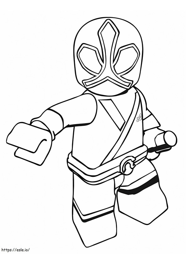 Lego Power Rangers 785X1024 coloring page