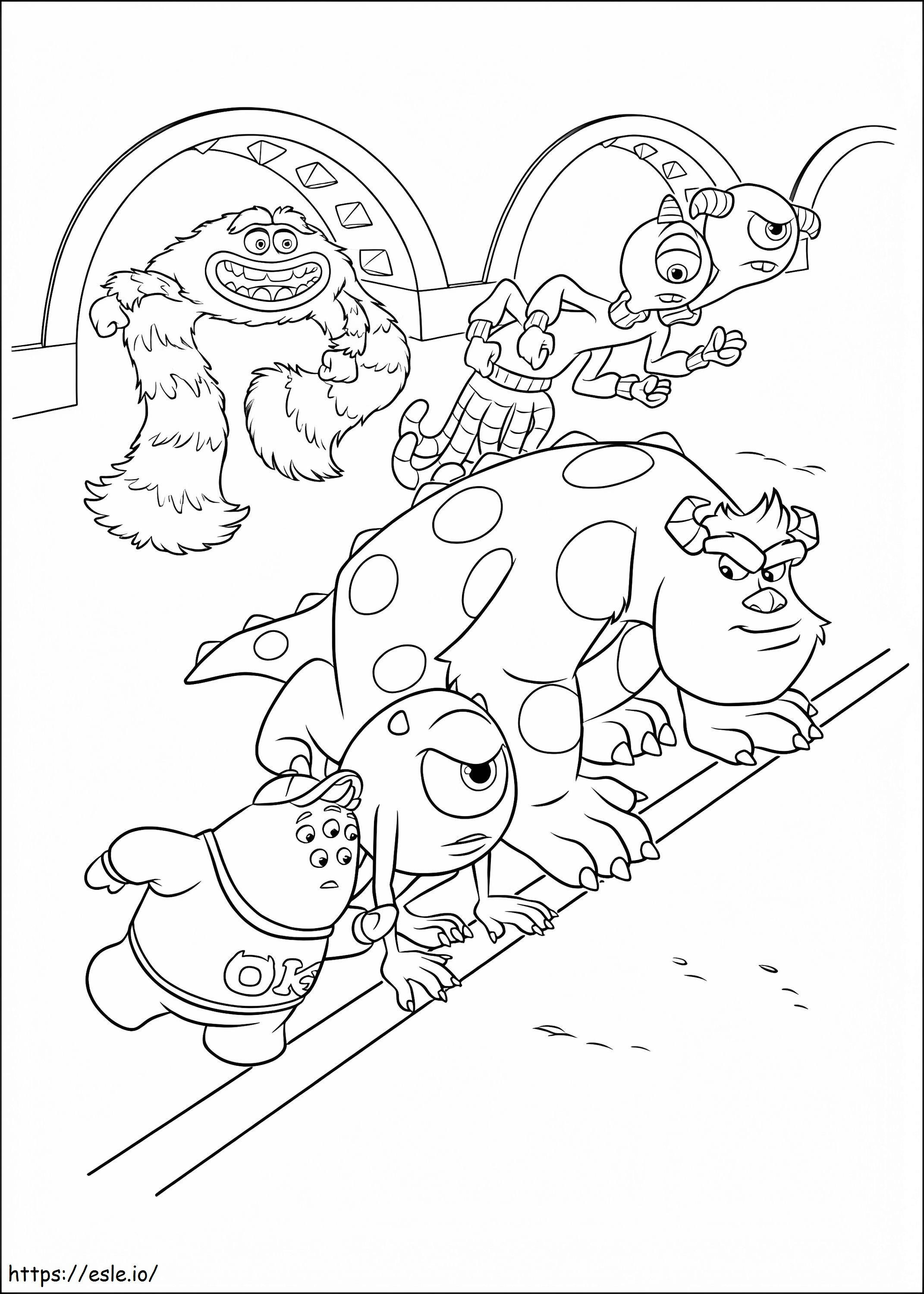 Monsters University 11 coloring page
