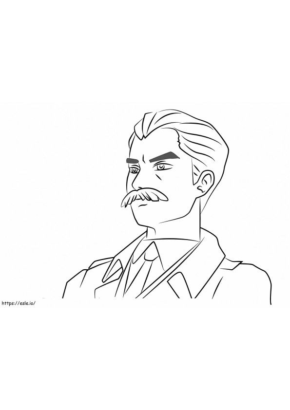 Weiss Father From RWBY coloring page