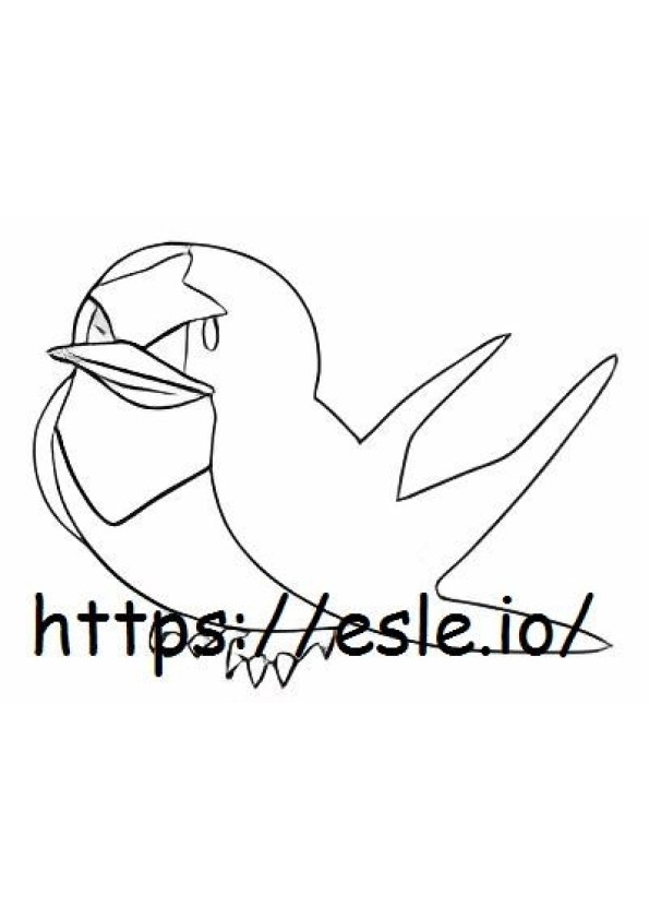 Taillow Gambar Mewarnai
