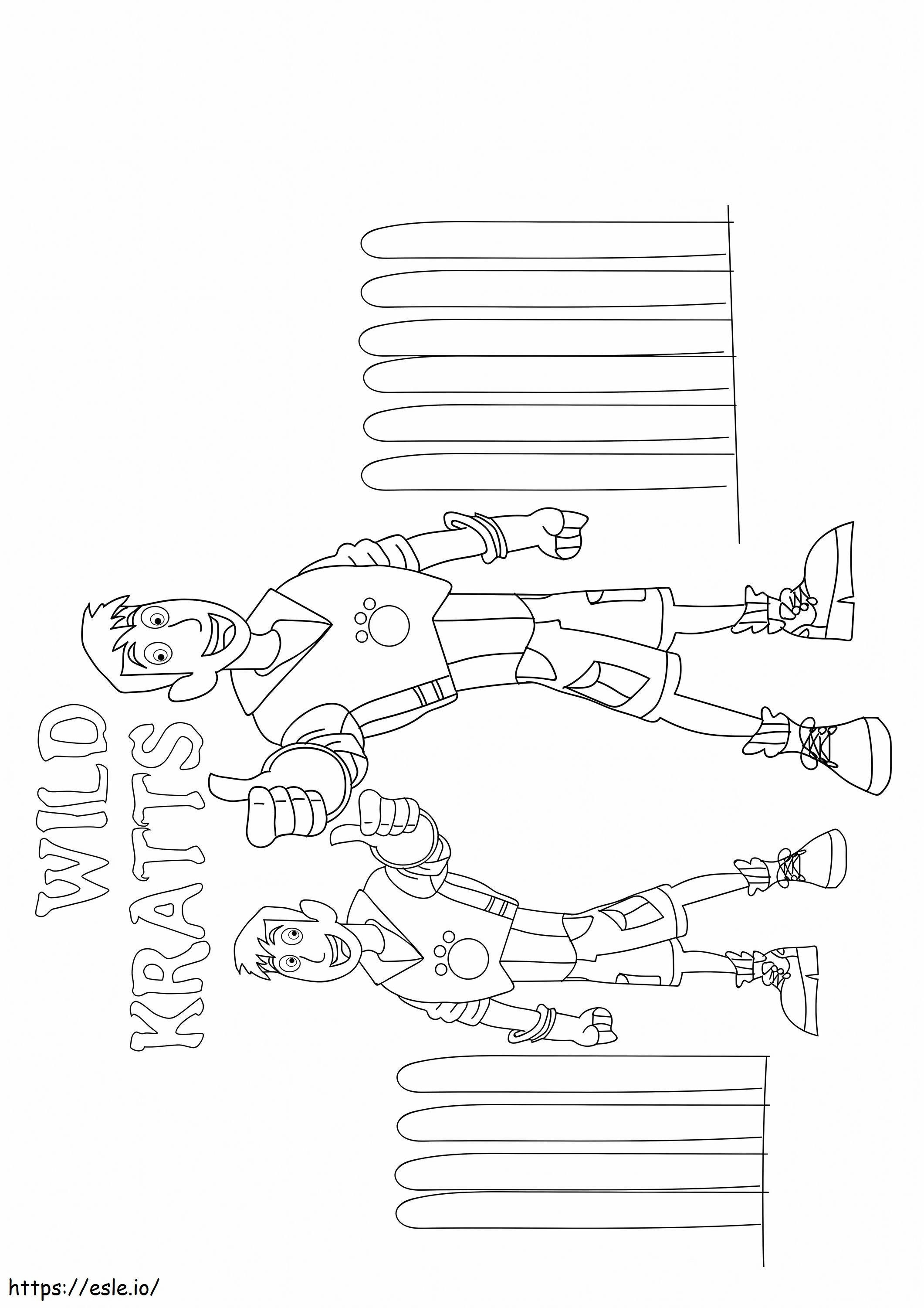 Martin And Chris 16 A4 coloring page