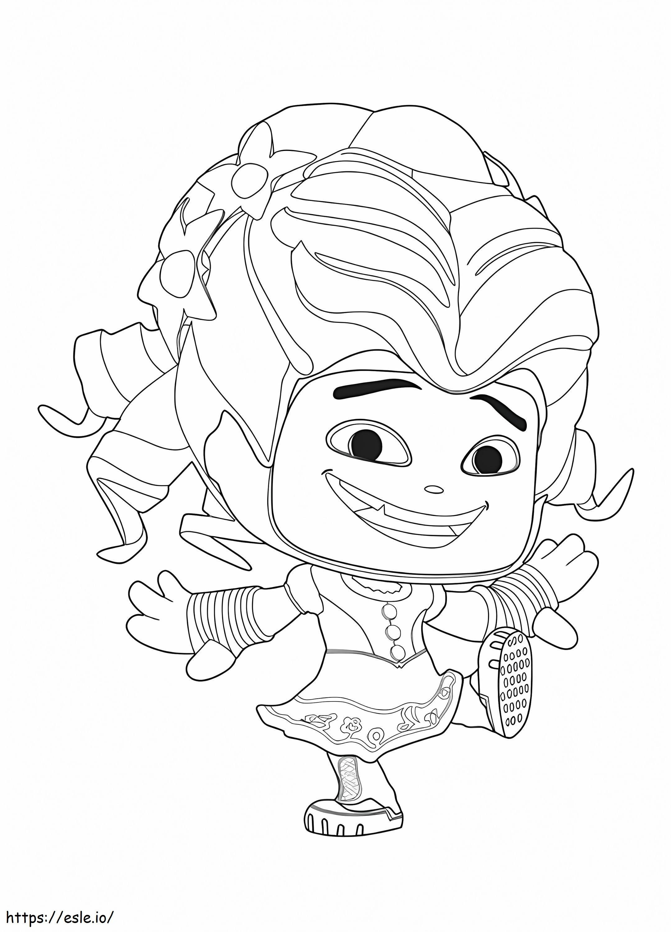 Alice Kingsleigh From Disney Universe coloring page