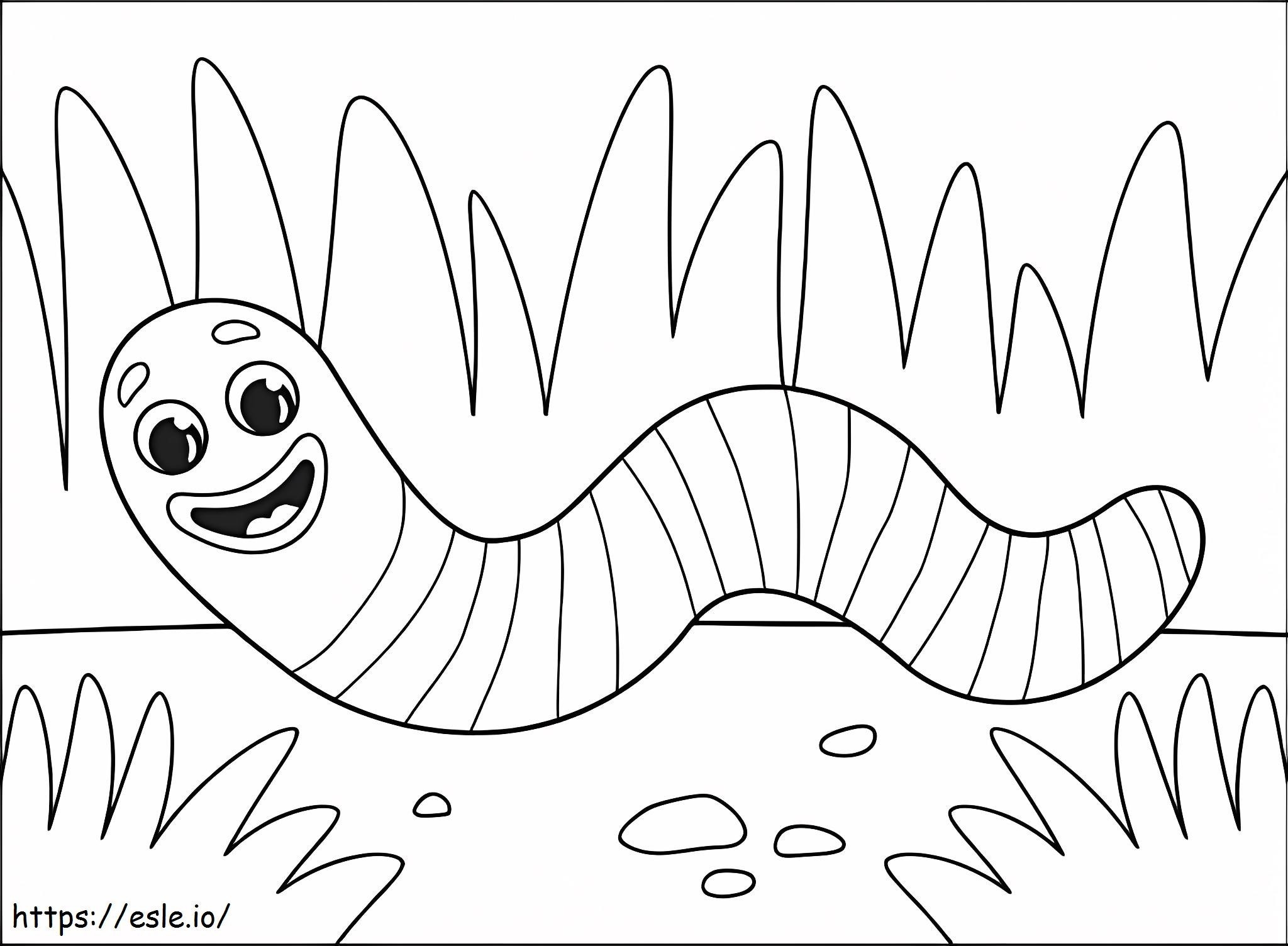 Worm Fun coloring page