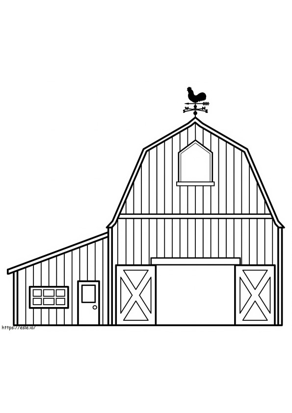 Normal Barn coloring page