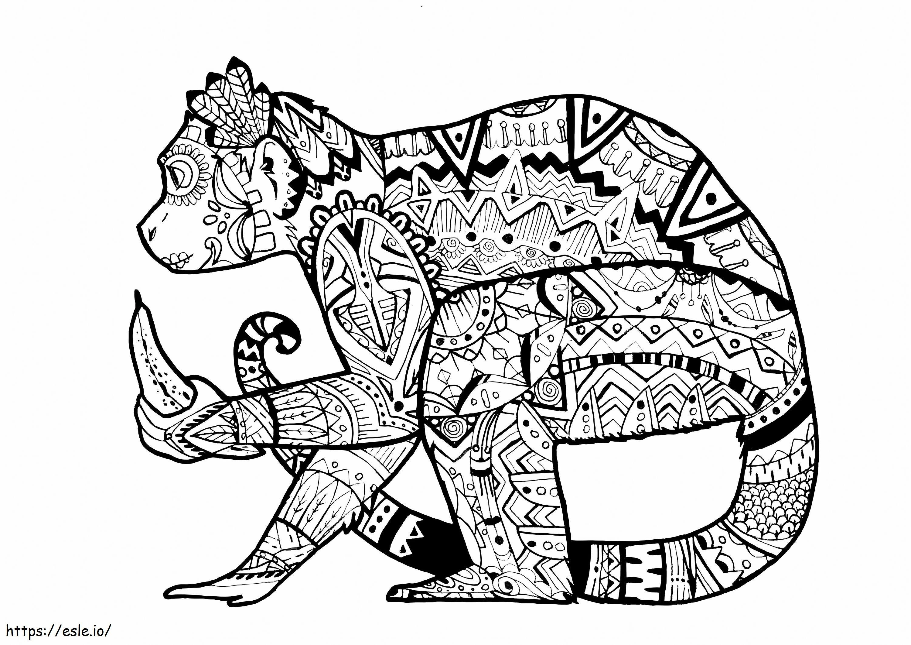 Monkey By Pauline coloring page