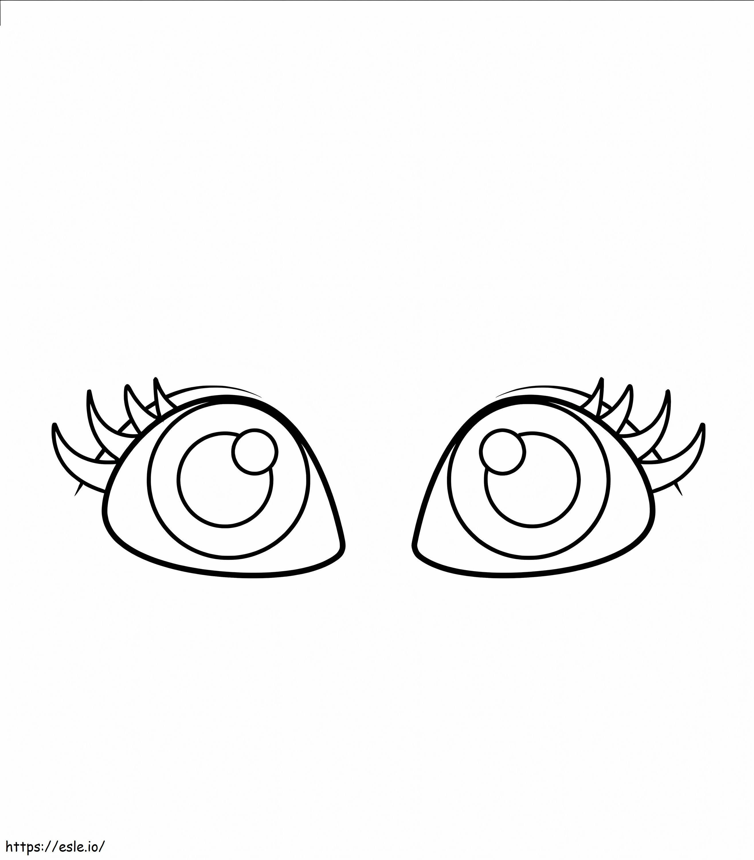 Stunning Eyes coloring page
