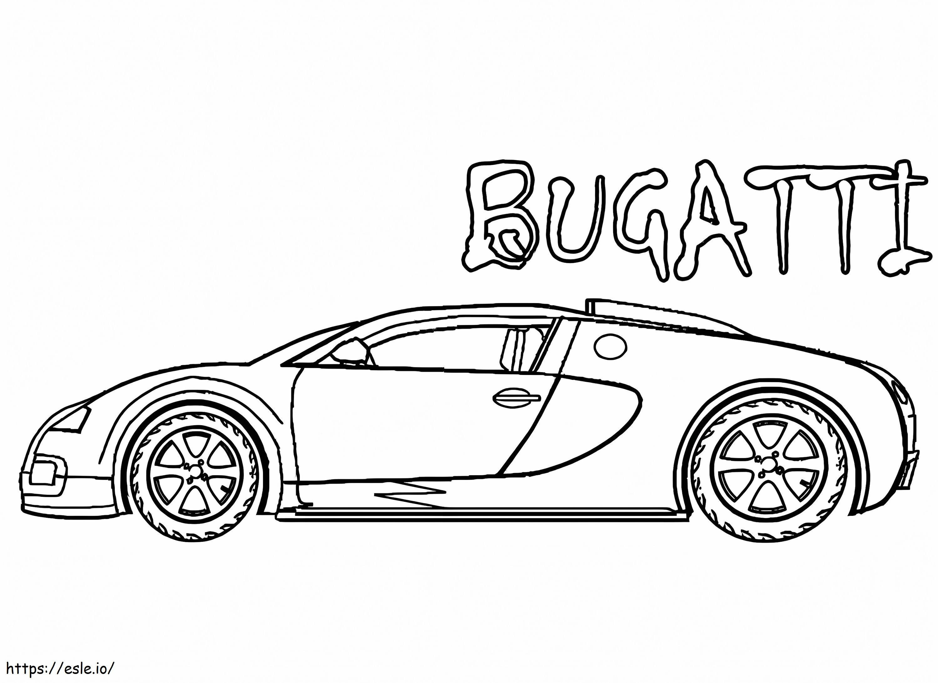 Bugatti 3 värityskuva