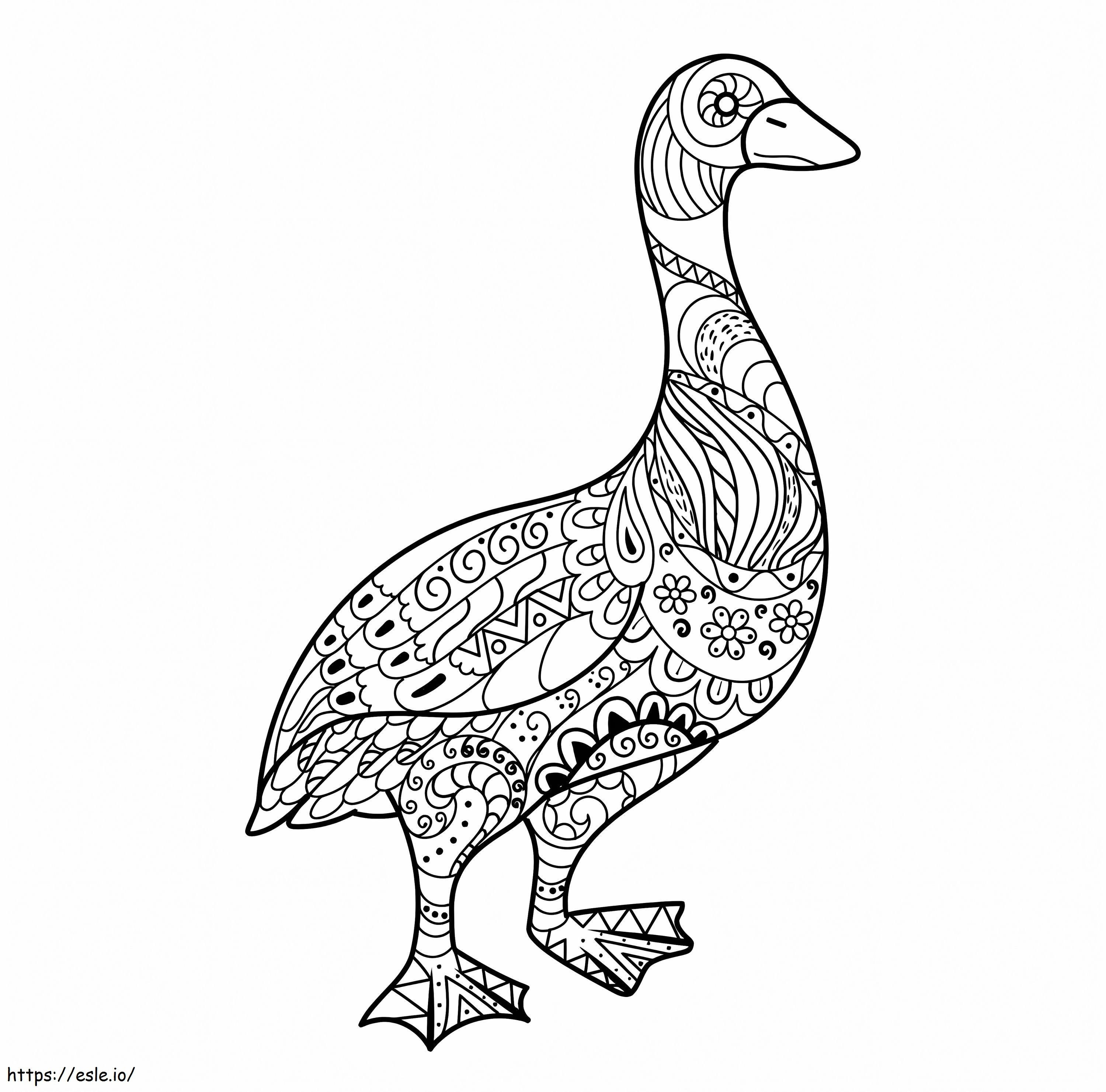 Goose Is For Adults coloring page
