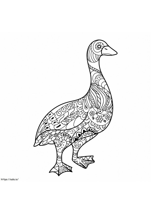 Goose Is For Adults coloring page
