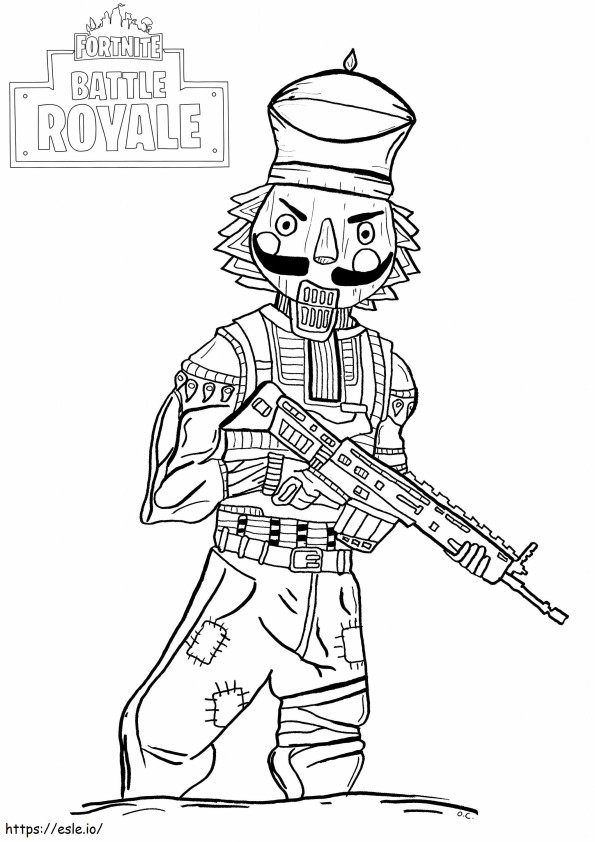 For Children Fortnite Battle Royale 60638 Scaled 2 coloring page