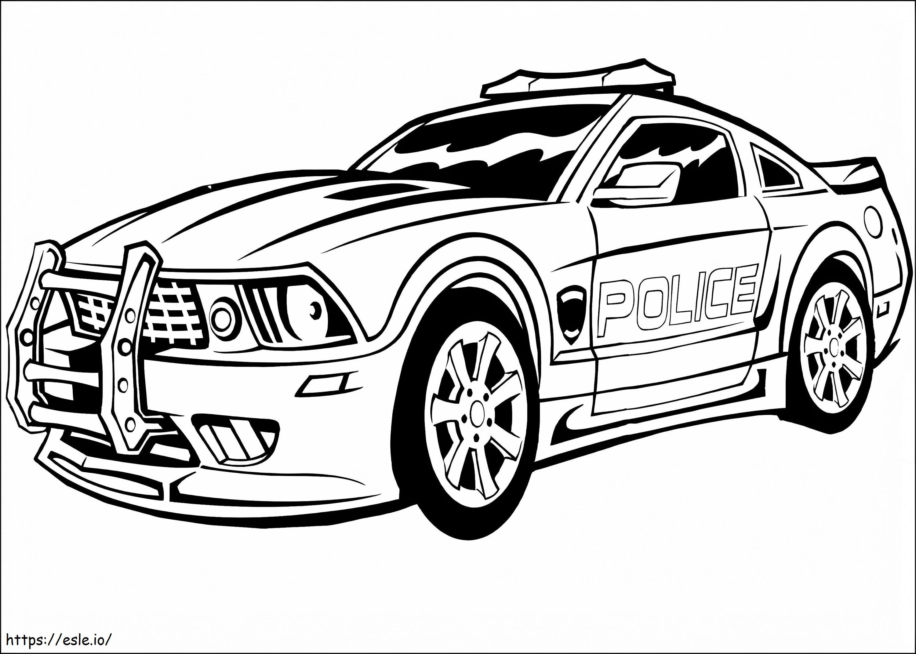 Barricade From Movie coloring page