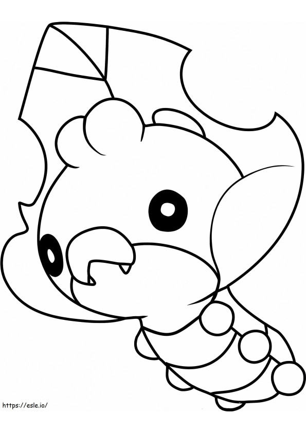 Sewaddle Gen 5 Pokemon coloring page