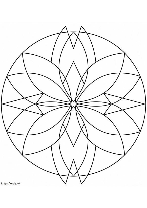 Kaleidoscope 14 coloring page