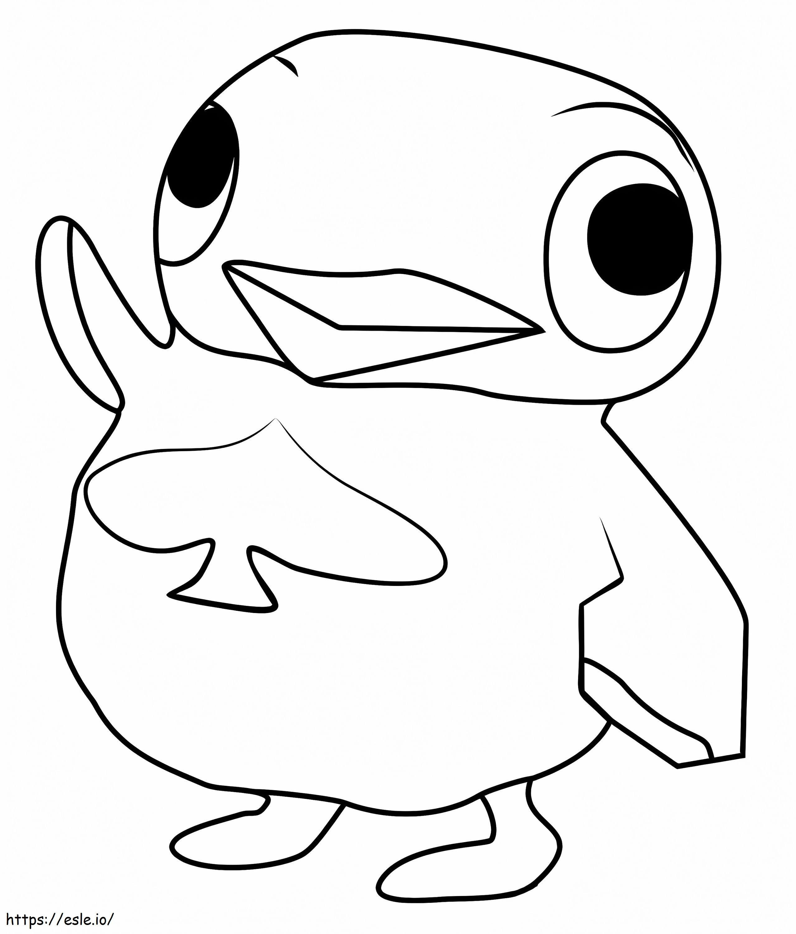 Wade From Animal Crossing coloring page