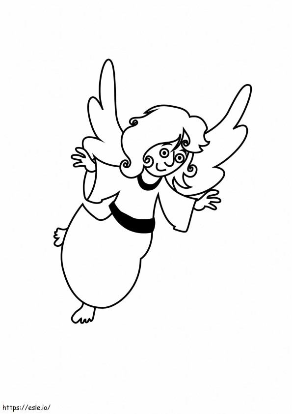 Great Angel coloring page