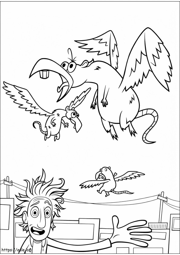 Cloudy With A Chance Of Meatballs 11 coloring page